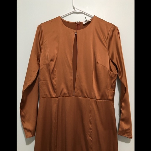 LPA Resolve Silk Midi Dress OO - Picture 9 of 13